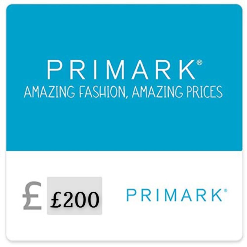 Primark Gift Card North Coast Competitions