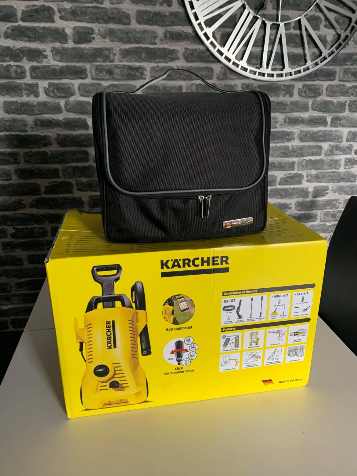 Win Karcher k2 pressure washer + autoglym car care kit North Coast