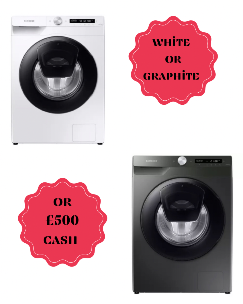 SAMSUNG SERIES 6 ADDWASH A RATED 9KG WASHING MACHINE OR £500 CASH ALT