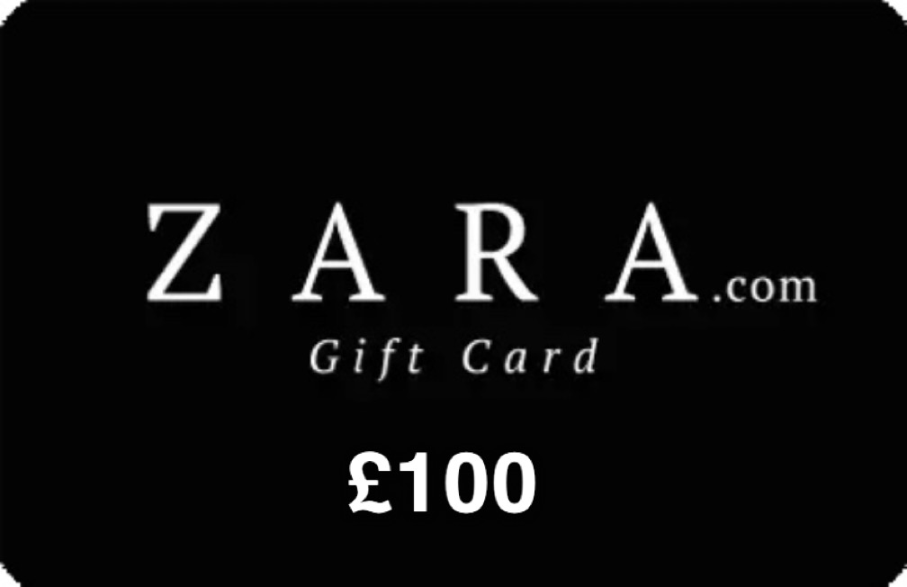 £100 ZARA GIFT CARD North Coast Competitions