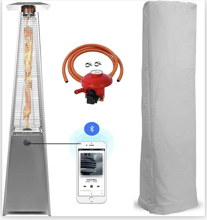 BUKO Outdoor Patio Gas Heater With Bluetooth North Coast Competitions