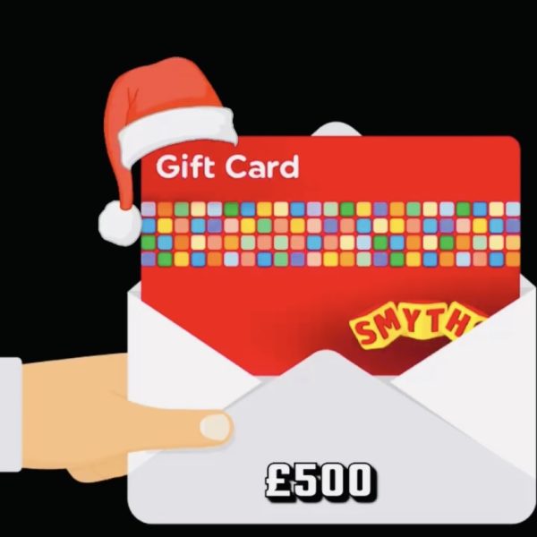 £500 SMYTHS GIFT CARD OR £500 CASH