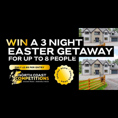 EASTER HOLIDAYS 3 NIGHT GETAWAY FOR UP TO 8 PEOPLE
