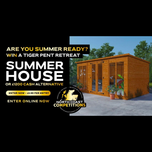 Tiger Pent Retreat Summerhouse Or £1200 Cash Alternative