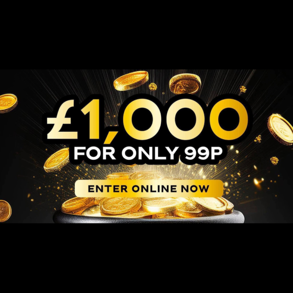 £1,000 CASH FOR 99P (AUTO DRAW)
