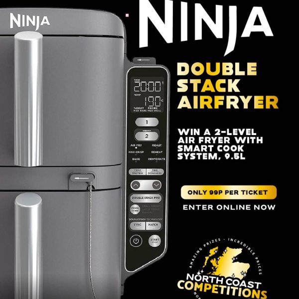 Ninja Double Stack XL 9.5L Air Fryer SL400UK