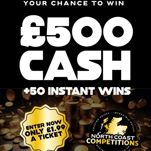 £500 CASH & 50 x INSTANT WINS