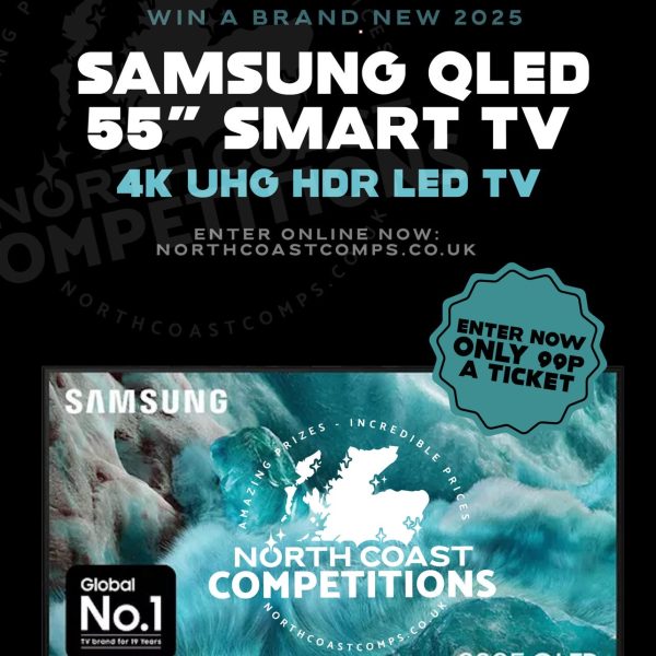 2025 Samsung 55” QLED 4K UHD HDR Smart TV