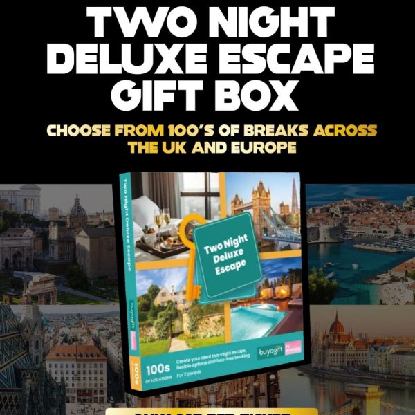TWO NIGHT DELUXE ESCAPE GIFT BOX