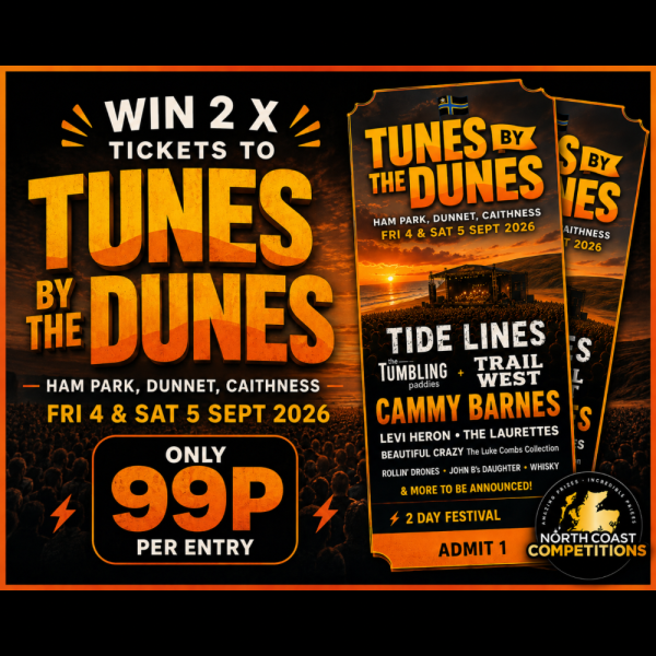 2 x Tunes By The Dunes Tickets