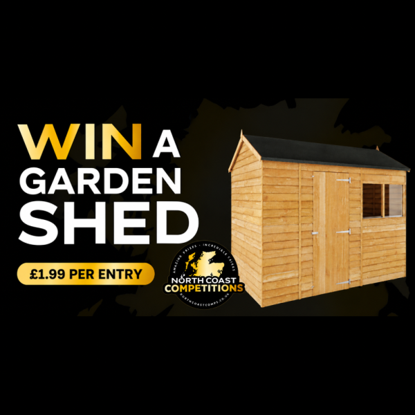 Mercia Overlap 10x6 ft Reverse apex Wooden Shed with floor & 2 windows