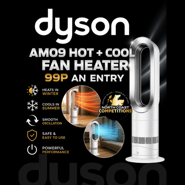 DYSON AM09 HOT + COOL FAN HEATER